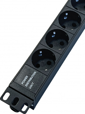 Блок распределения питания NTSS NTSS-PDU-DA2037 гор.размещ. 9xSchuko базовые 16A клеммная колодка