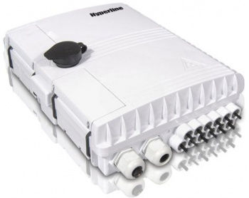 Бокс Hyperline FO-WBI-12A-GY 12xLC дупл. 9/125 OS1/OS2 (упак.:1шт)