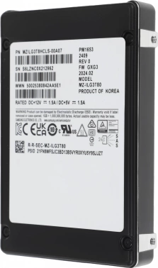Накопитель SSD Samsung SAS 4.0 3.84TB MZILG3T8HCLS-00A07