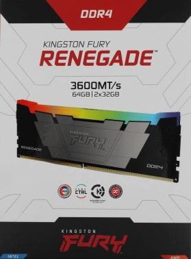 Память DDR4 2x32GB 3600MHz Kingston  KF436C18RB2AK2/64