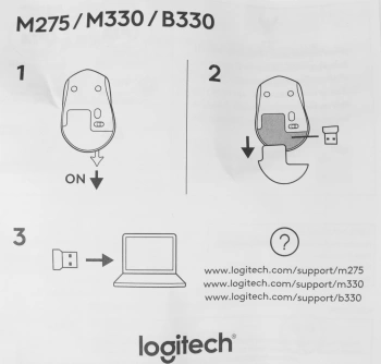 Мышь Logitech M330 Silent Plus