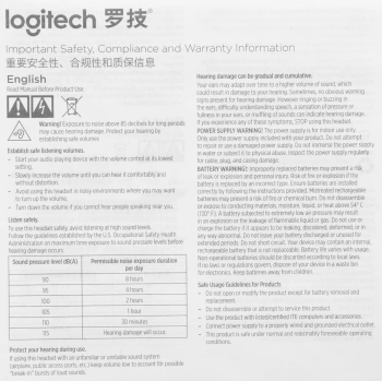 Наушники с микрофоном Logitech H151