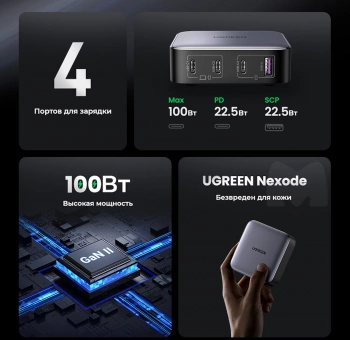 Сетевое зар./устр. Ugreen  CD328