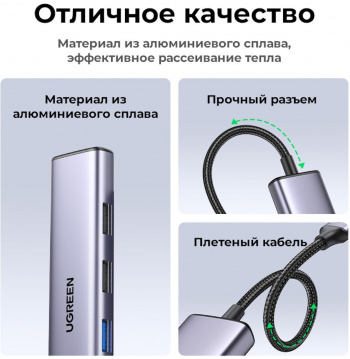 Порт-репликатор Ugreen CM478