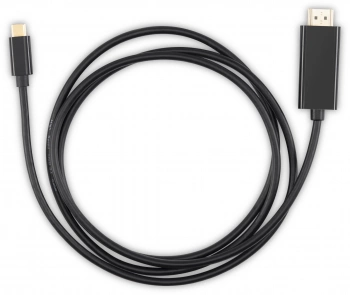 Кабель-переходник аудио-видео Buro USB Type-C (m)/HDMI (m) 1.5м. черный (BU-TYPEC-HDMI-1.5M)