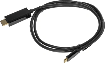 Кабель-переходник аудио-видео Buro USB Type-C (m)/HDMI (m) 1.5м. черный (BU-TYPEC-HDMI-1.5M)