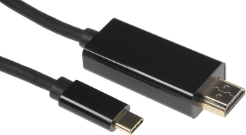 Кабель-переходник аудио-видео Buro USB Type-C (m)/HDMI (m) 1.5м. черный (BU-TYPEC-HDMI-1.5M)