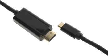 Кабель-переходник аудио-видео Buro USB Type-C (m)/HDMI (m) 1.5м. черный (BU-TYPEC-HDMI-1.5M)