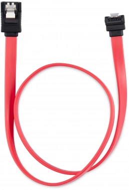 Кабель Buro ver3.0 SATA SATA угловой 0.5м (BU-SATA-SATA-ANG-LOCK) красный
