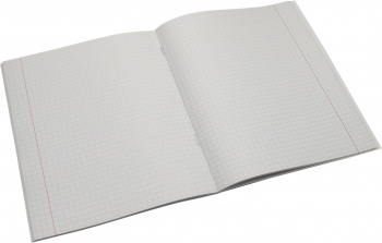 Тетрадь Buro 48л. клет. A5 202х163 1диз. бумвинил скоба синий