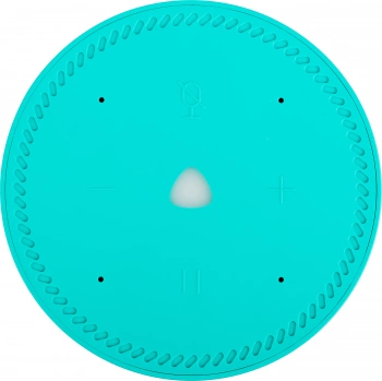 Умная колонка Yandex Станция Лайт Алиса бирюзовый 5W 1.0 BT 10м (YNDX-00025G)