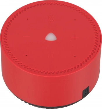 Умная колонка Yandex Станция Лайт Алиса красный 5W 1.0 BT 10м (YNDX-00025R)