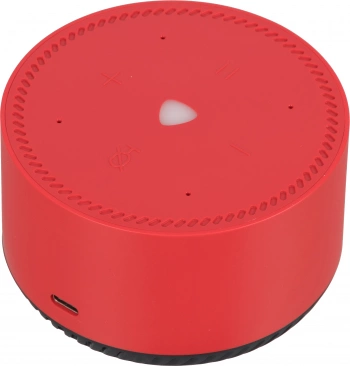 Умная колонка Yandex Станция Лайт Алиса красный 5W 1.0 BT 10м (YNDX-00025R)