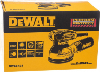 Эксцентриковая шлифмашина DeWalt  DWE6423-QS