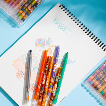 Восковые мелки Deli EC223-24