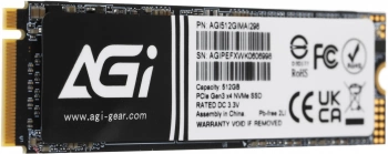 Накопитель SSD AGi PCIe 3.0 x4 512GB AGI512GIMAI298