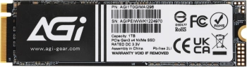 Накопитель SSD AGi PCIe 3.0 x4 1TB AGI1T0GIMAI298-CB