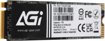 Накопитель SSD AGi PCIe 3.0 x4 1TB AGI1T0GIMAI298-CB