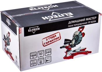 Торцовочная пила Elitech ПТ 825К (E2006.006.00)