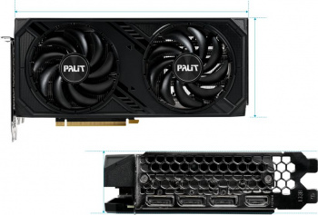 Видеокарта Palit PCI-E 4.0  RTX4070 SUPER DUAL OC