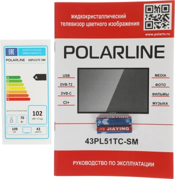 Телевизор LED PolarLine 43