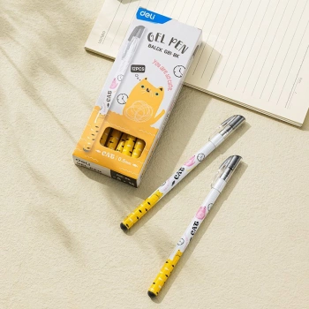 Ручка гелев. Deli EG81-BK