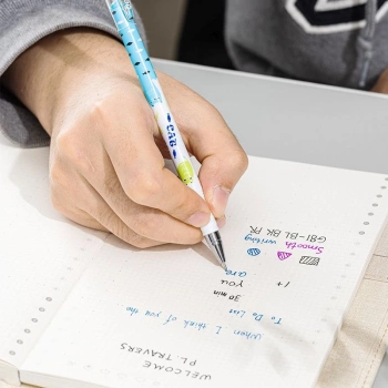 Ручка гелев. Deli EG81-BL