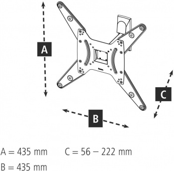 Кронштейн для телевизора Hama 00220823