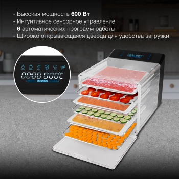 Сушка для фруктов и овощей Hyundai HYFD-8800