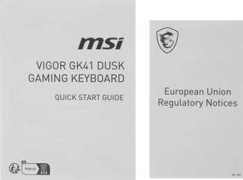 Клавиатура MSI VIGOR GK41 DUSK LR RU