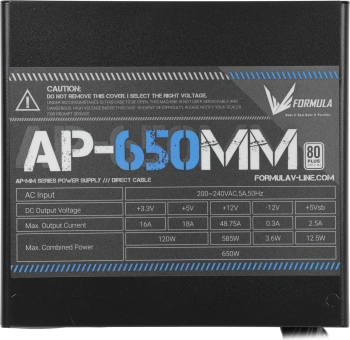 Блок питания Formula ATX 650W AP-650ММ