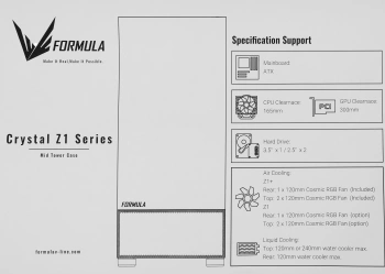 Корпус Formula Crystal Z1 PLUS