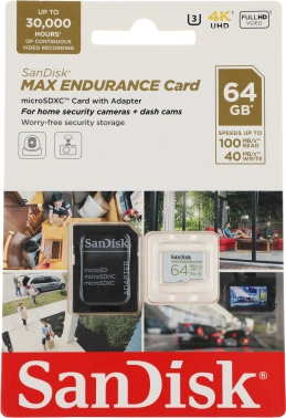 Флеш карта microSDXC 64GB Sandisk  SDSQQVR-064G-GN6IA