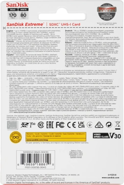 Флеш карта SDXC 64GB Sandisk  SDSDXV2-064G-GNCIN