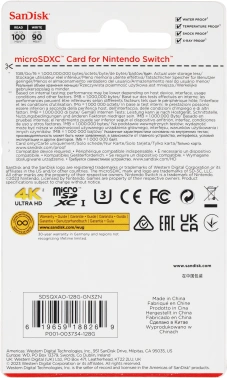 Флеш карта microSDXC 128GB Sandisk  SDSQXAO-128G-GN3ZN