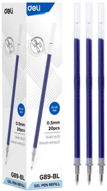Стержень для гелевых ручек Deli EG89-BL