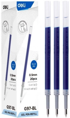 Стержень для гелевых ручек Deli EG97-BL
