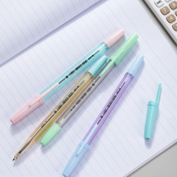 Ручка шариков. Deli Macaron EQ6C-B