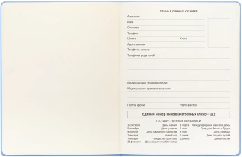 Дневник школьный Deli CN150-YELL желтый 48л. универсальный обл.тверд. мел.карт.