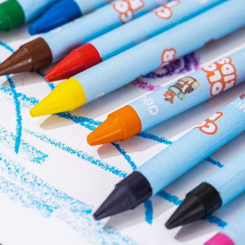 Восковые мелки Deli EC225-10