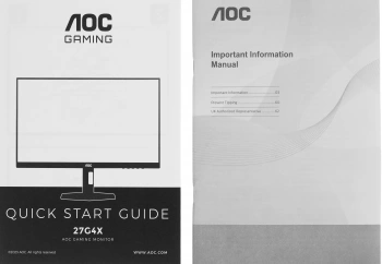 Монитор AOC 27