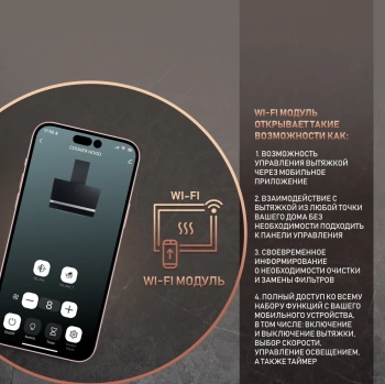 Вытяжка встраиваемая Weissgauff Aura 1350