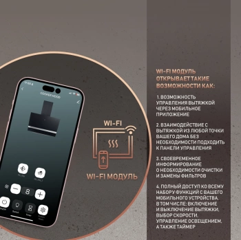 Вытяжка встраиваемая Weissgauff Aura 1350