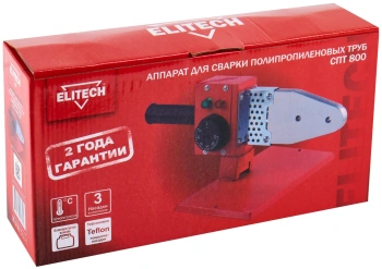 Сварочный аппарат для пластиковых труб Elitech СПТ 800
