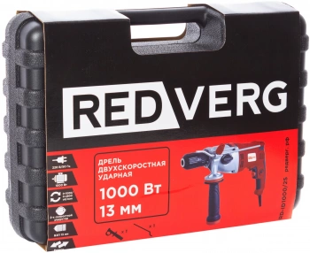 Дрель ударная RedVerg RD-ID1000/2S