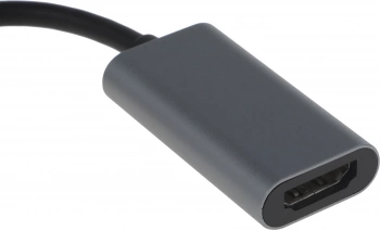 Переходник Buro ver1.4 USB Type-C (m) HDMI (f) 0.1м (BU-TYPEC-HDMI(F)) серый (пакет)