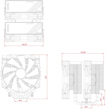 Устройство охлаждения(кулер) ID-Cooling Frozn A720