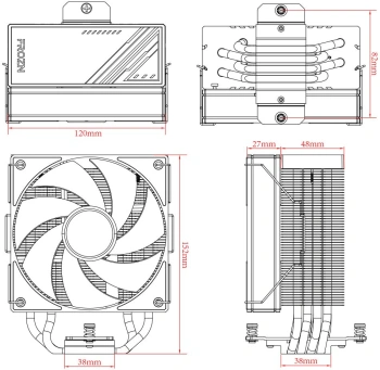 Устройство охлаждения(кулер) ID-Cooling Frozn A410
