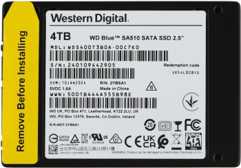 Накопитель SSD WD S SATA-III 4TB WDS400T3B0A