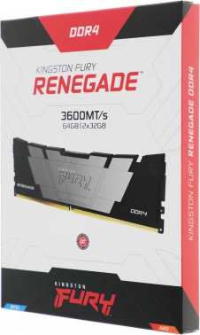 Память DDR4 2x32GB 3600MHz Kingston  KF436C18RB2K2/64